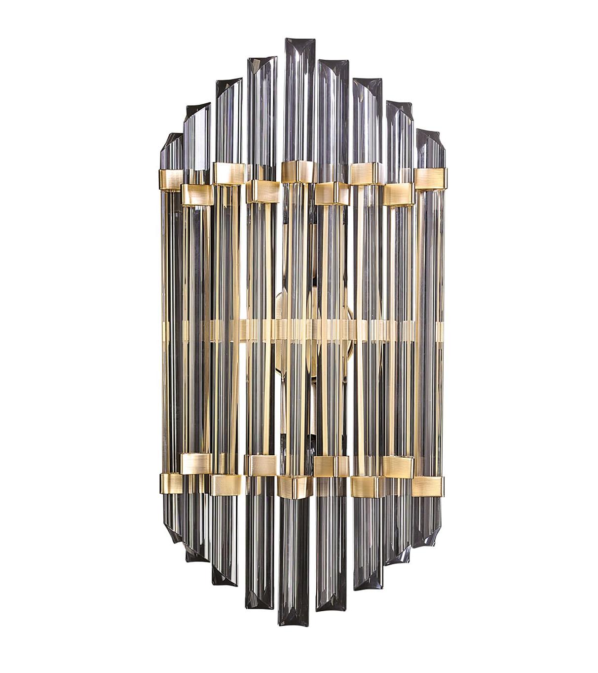Vintage Art Deco Crystal Sconce