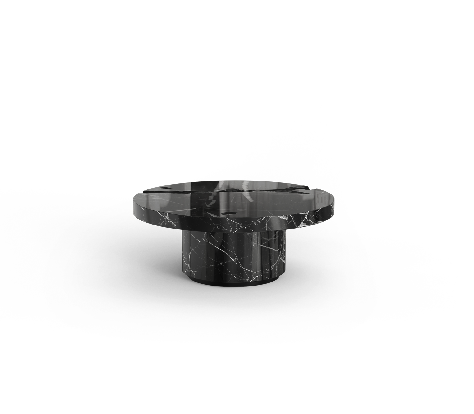 Nero Marquina 3-Piece Coffee Table Set