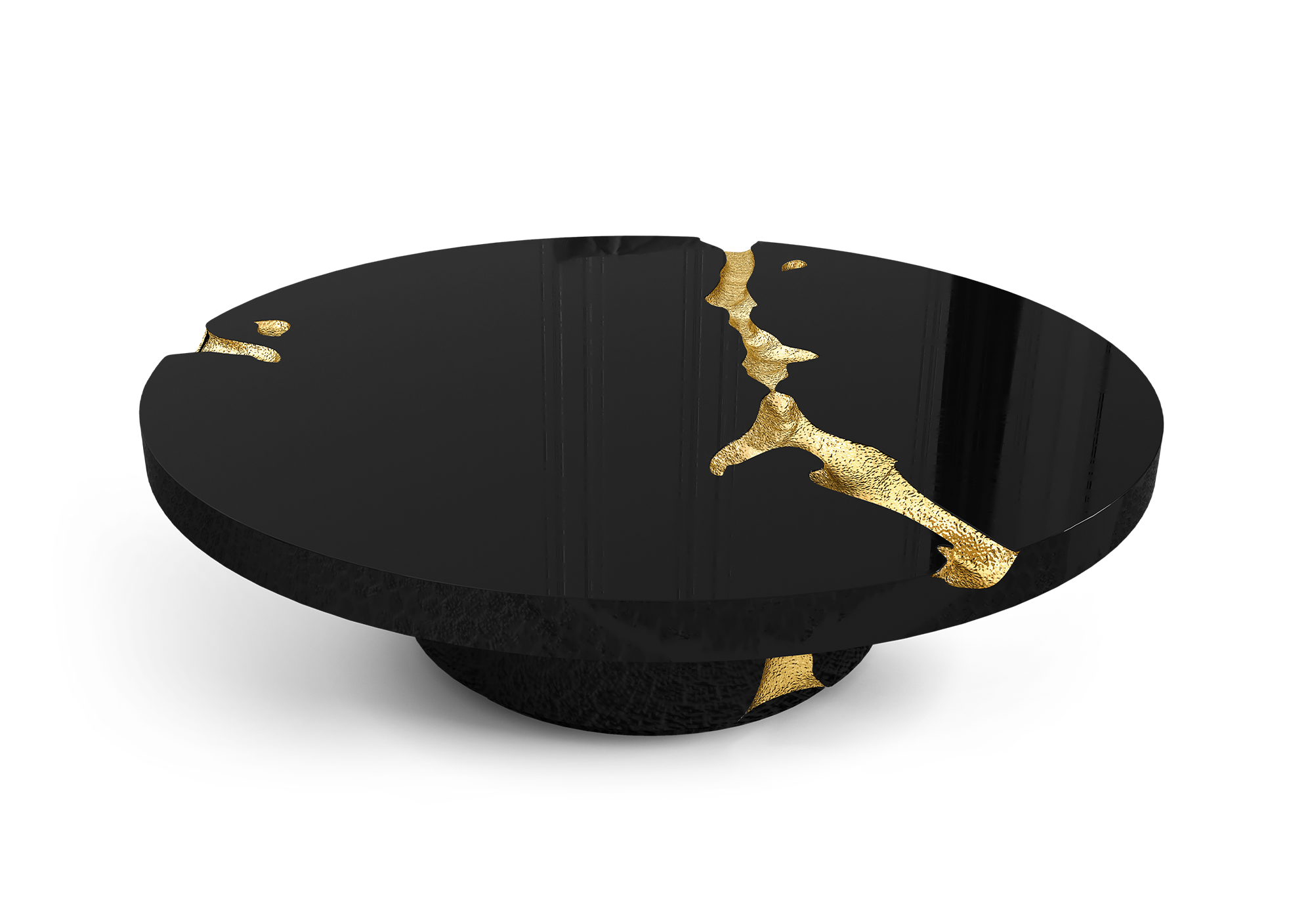 Black 3-Piece Coffee Table Set | Configuration: Big