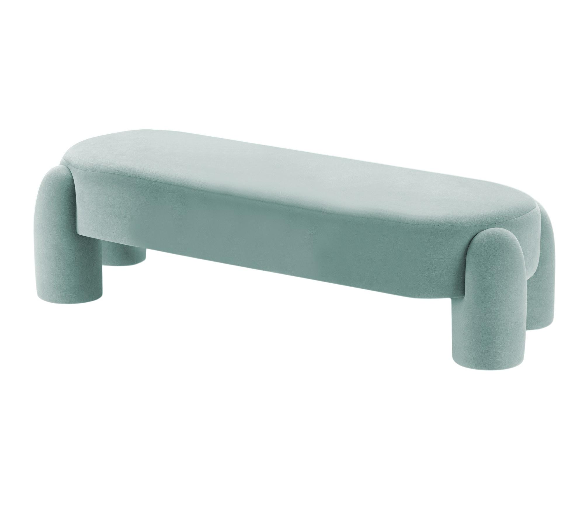 Marlon Light Blue Bench