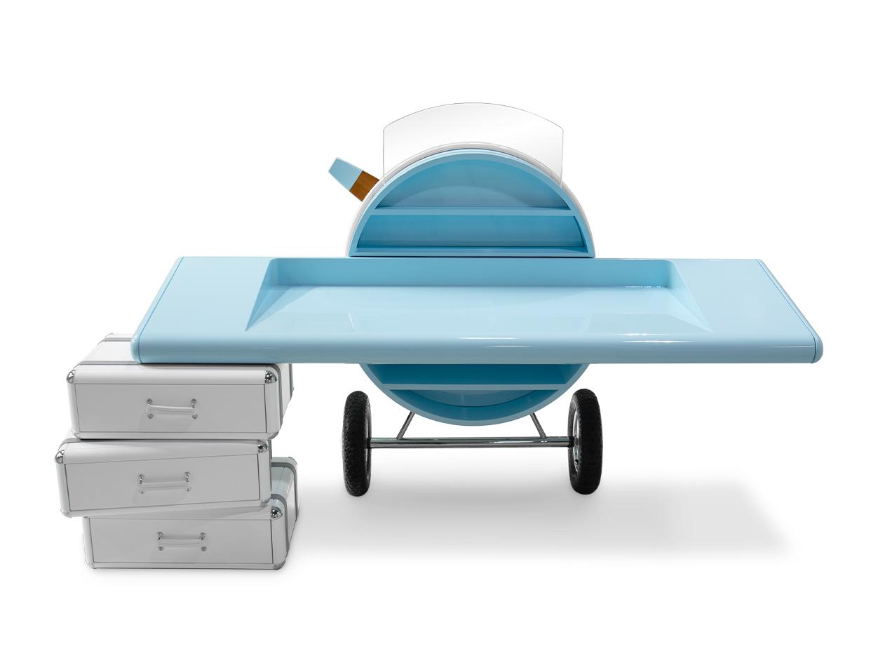 Skyline Blue Kids Study Desk