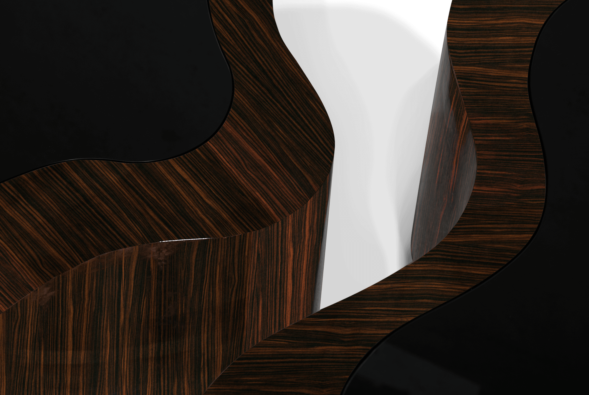 Ebony Coffee Table Set | Configuration: Small