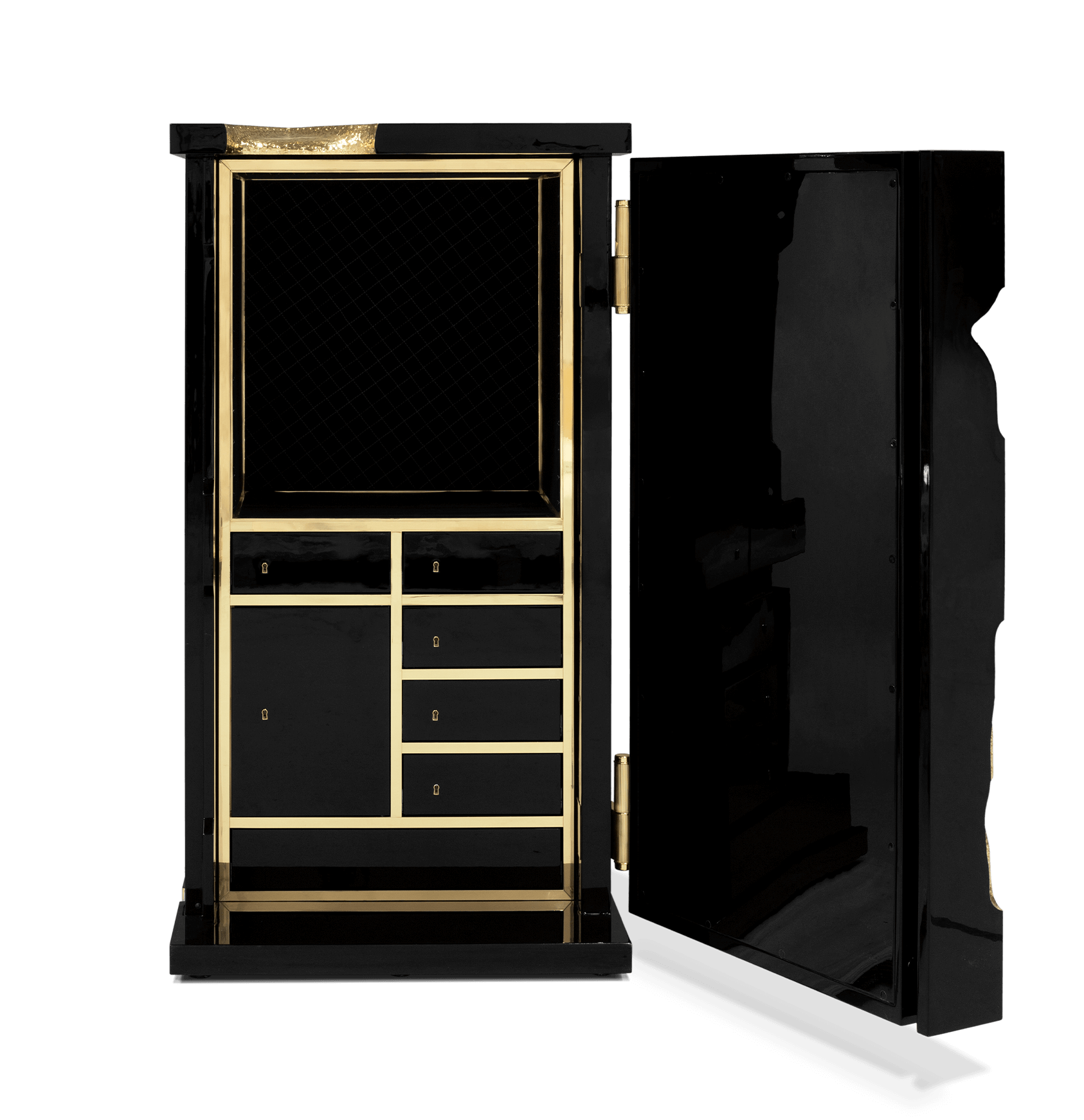 Tycoon Black & Gold Elite Designer Safe