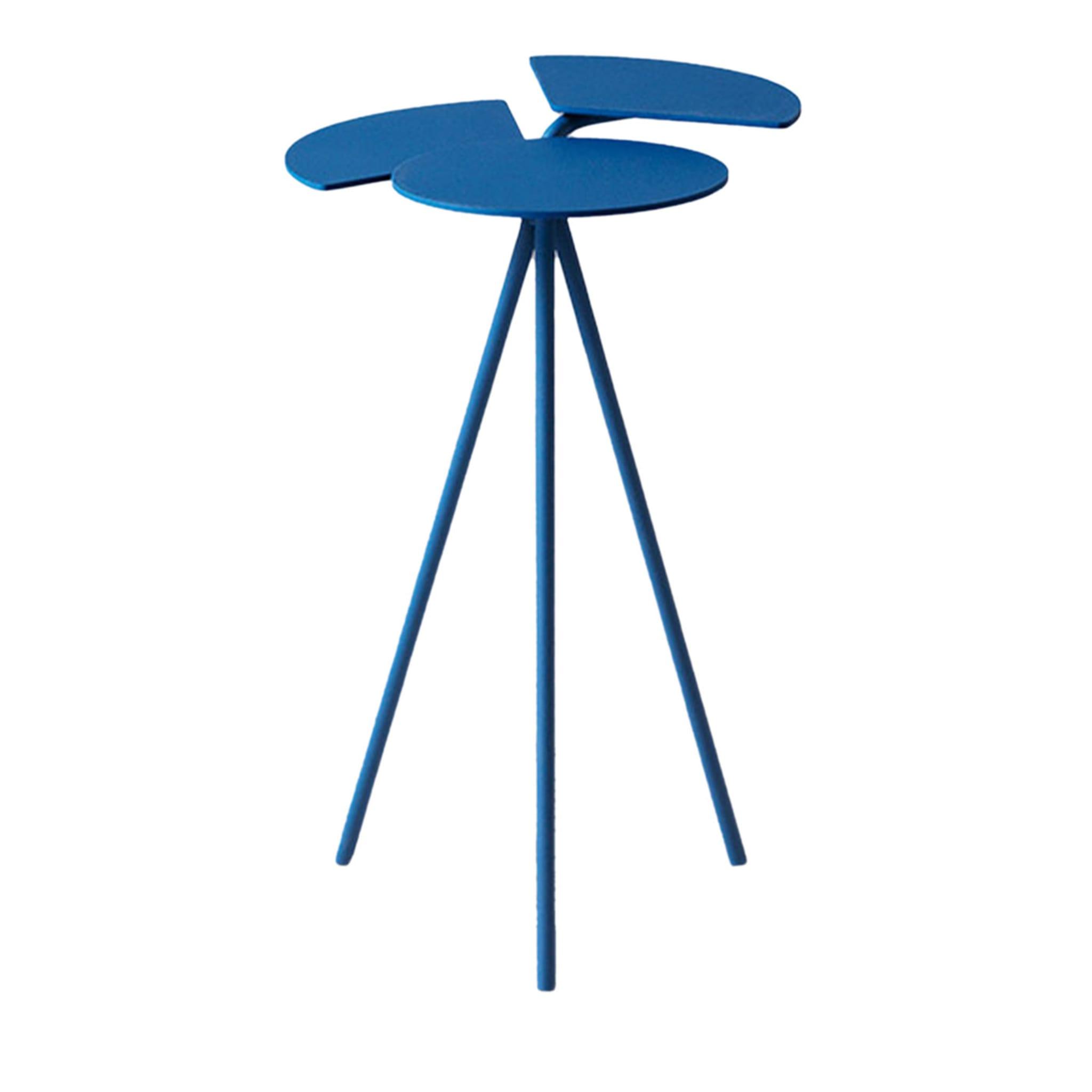 Lady Bug Artisan Blue Side Table