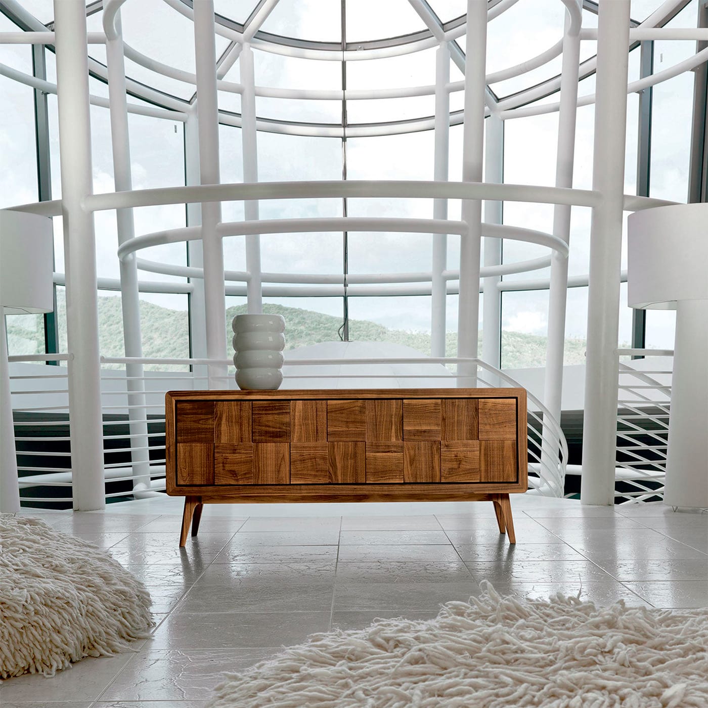 Artes Squared Brown Contemporary Sideboard