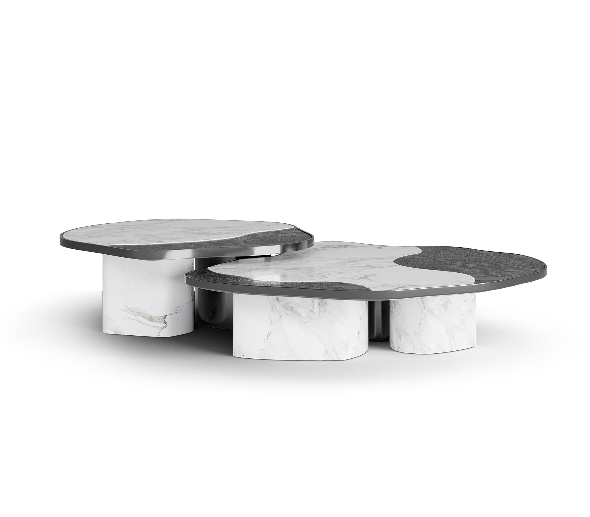 Calacatta Marble & Onyx Table Set