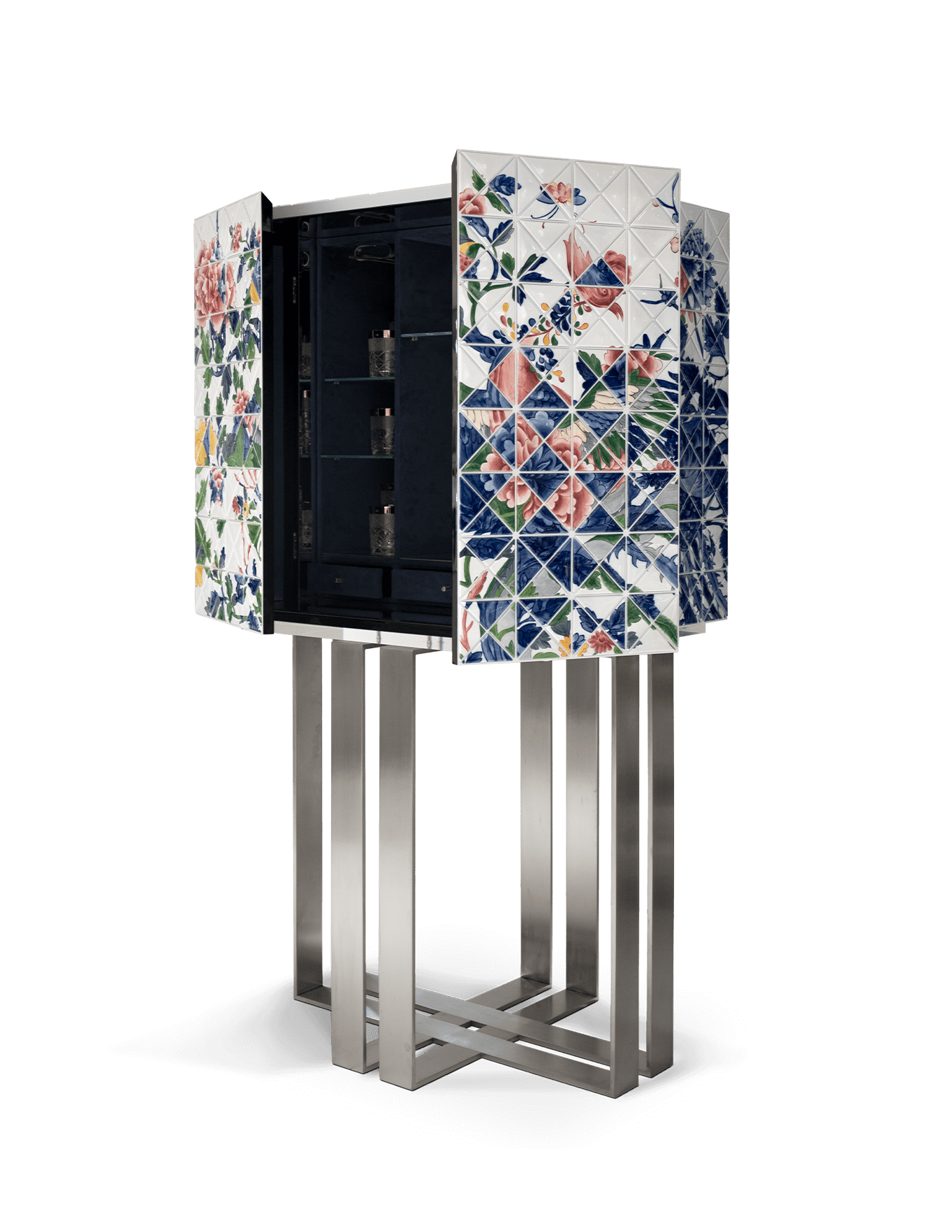 Mosaic Fairy Tale Artisanal Cabinet