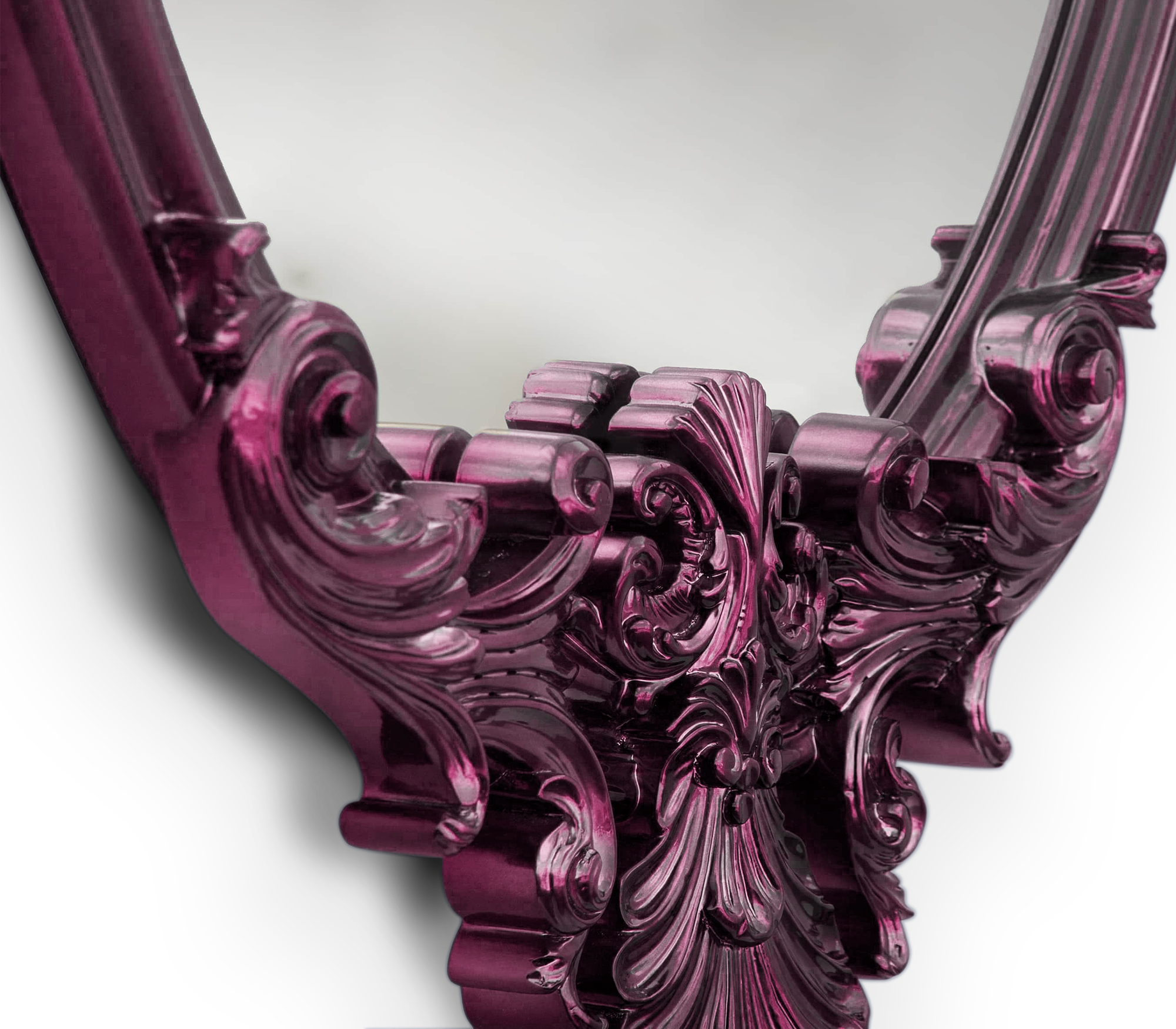 Antoinette Amethyst Reflective Mirror