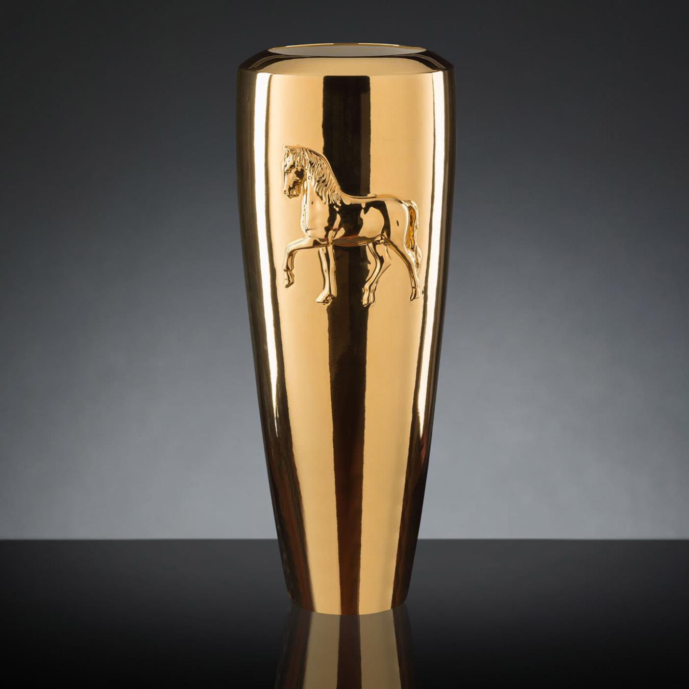 Obice Horse Italian Vase