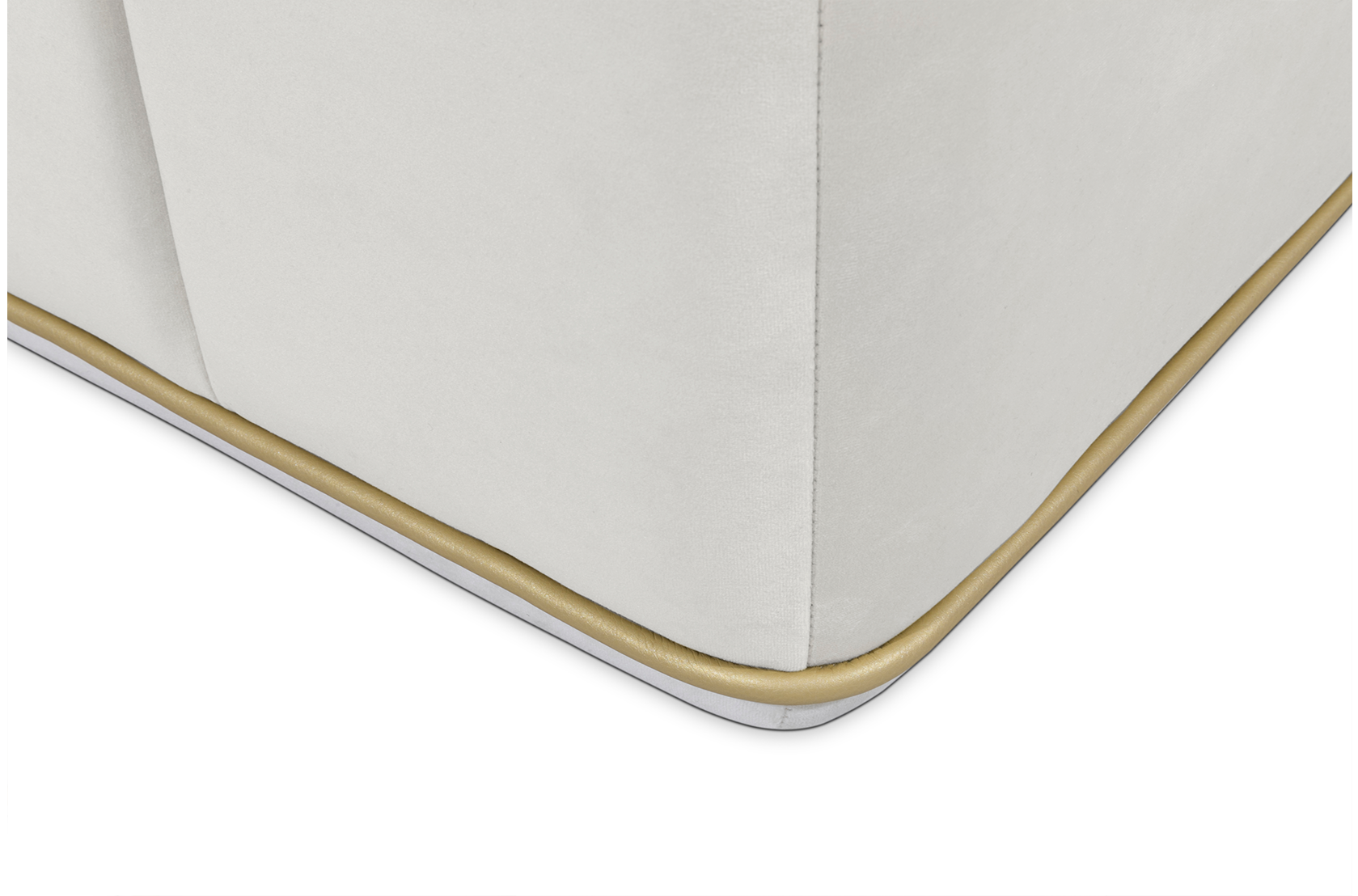Sweet Swirl Light Blue Upholstered Bench