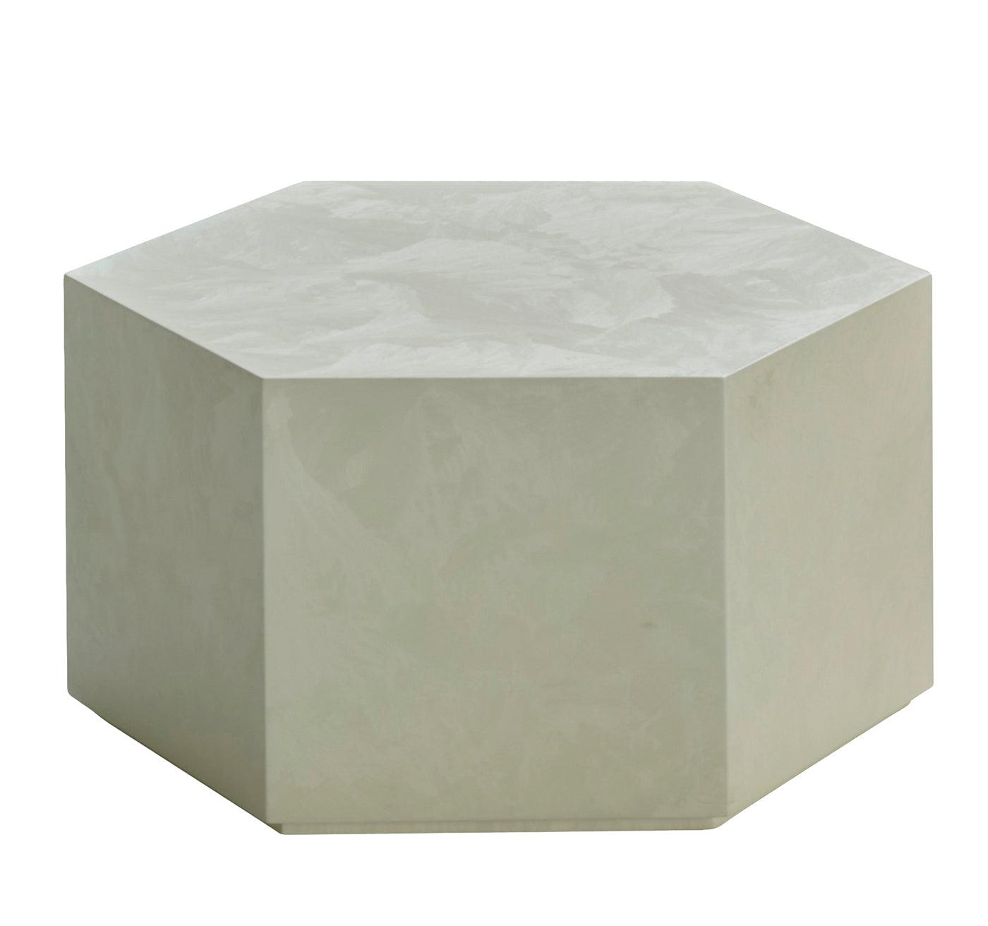 Hexagonal White Handcrafted Coffee Table