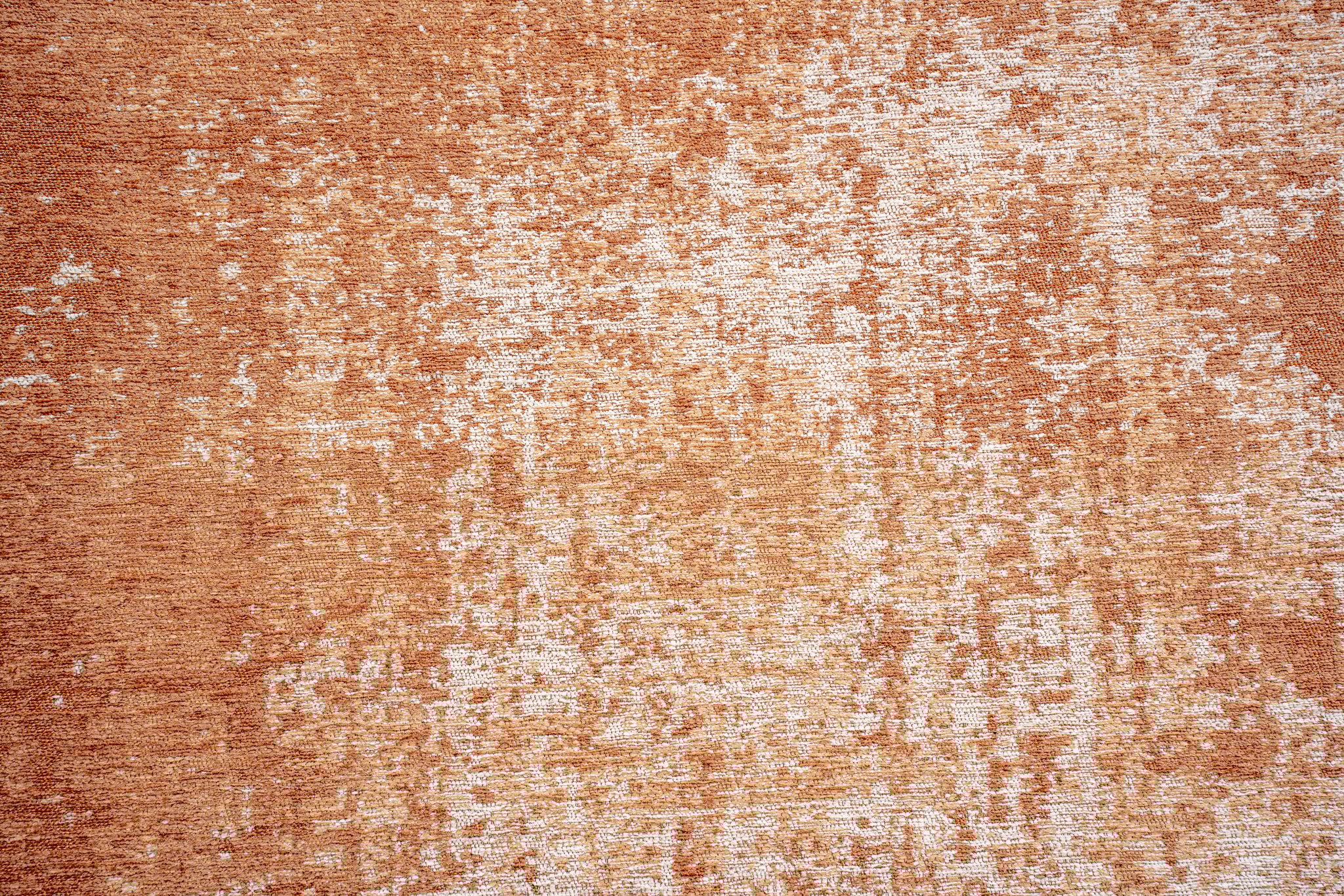 Terracotta Textured Round Rug | Size: Ø 140 cm