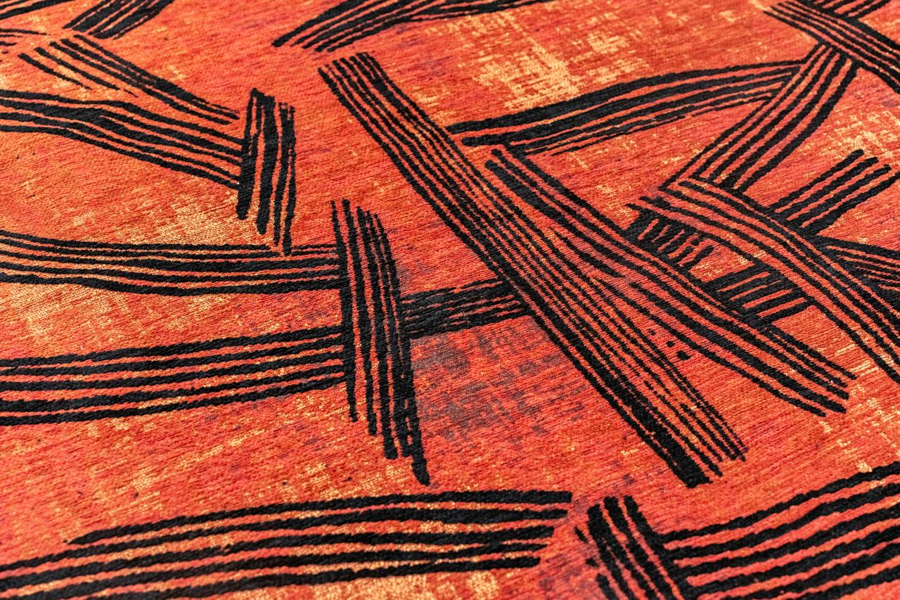 Ginger Chocolate Premium Flatwoven Rug