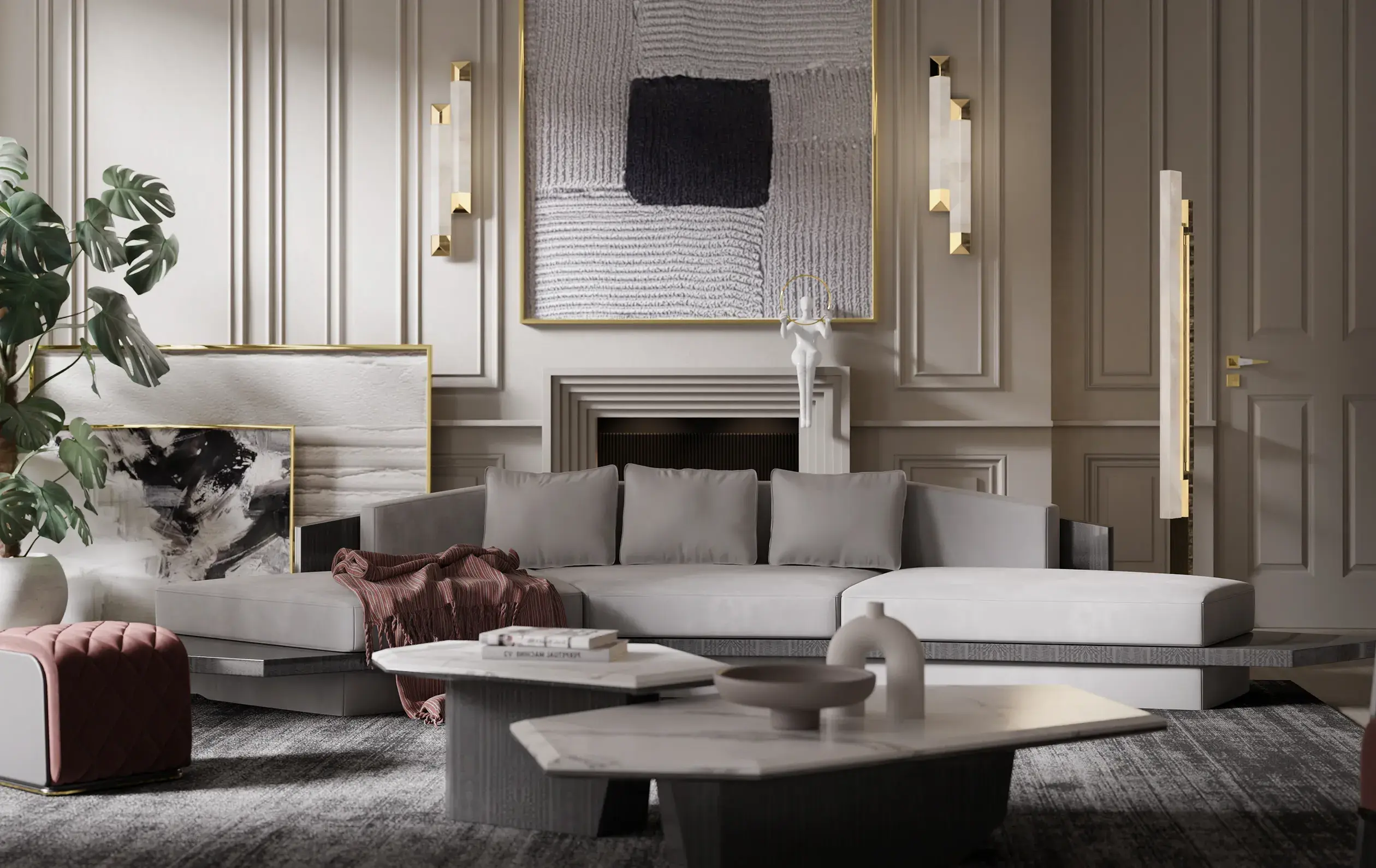 Zenith Angular Sofa - 3