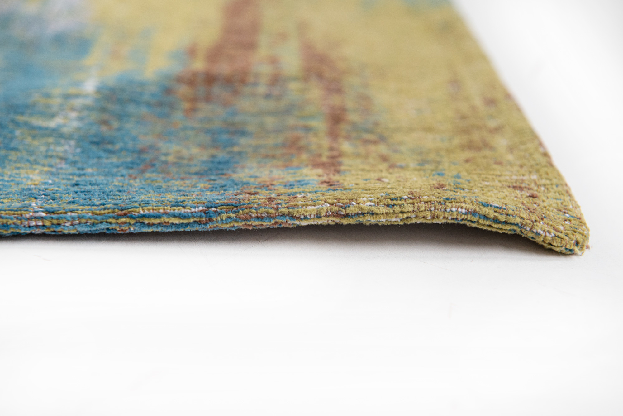 Modern Art Flatwoven Bronze Rug