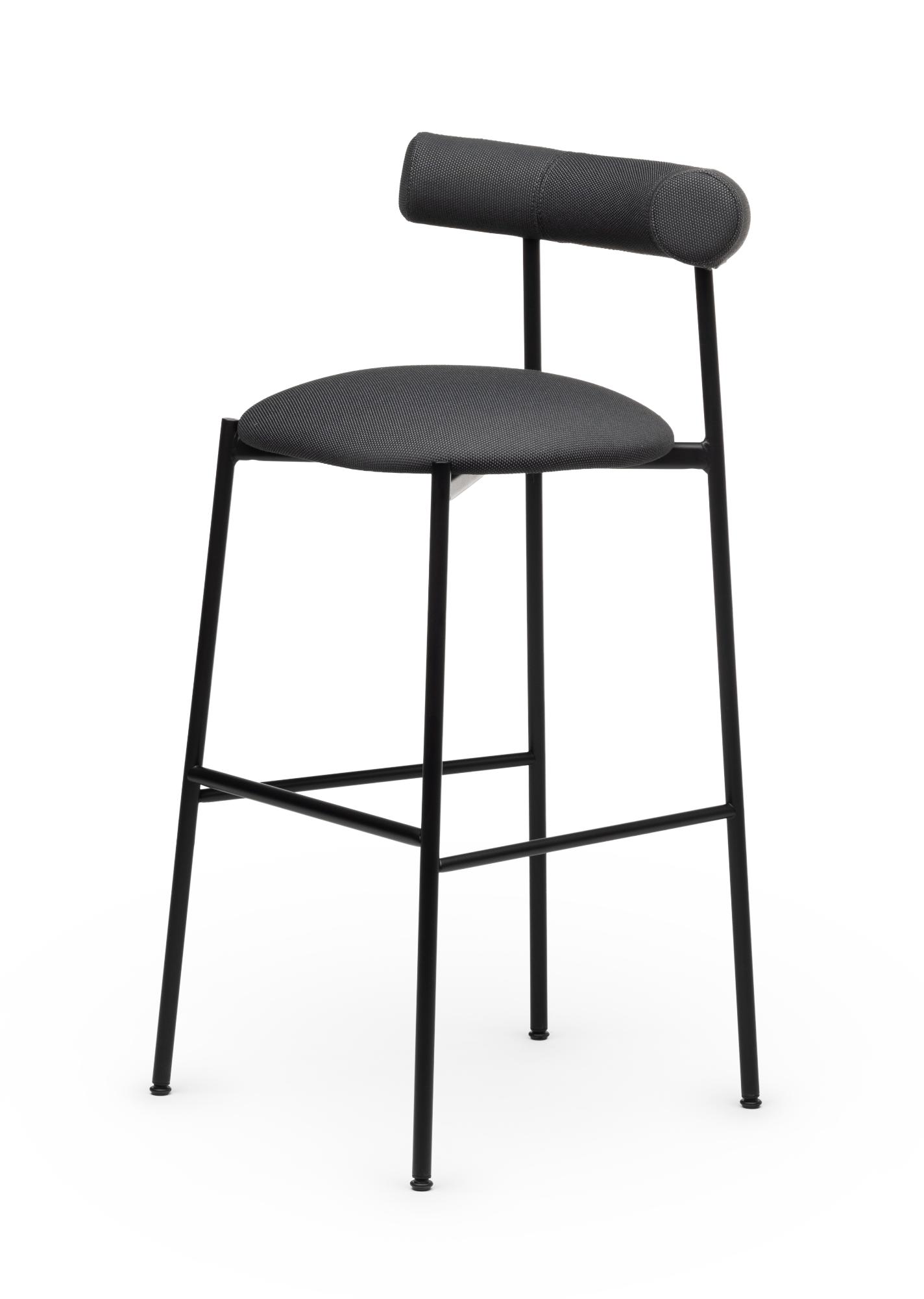 Pampa Anthracite Bar Stool