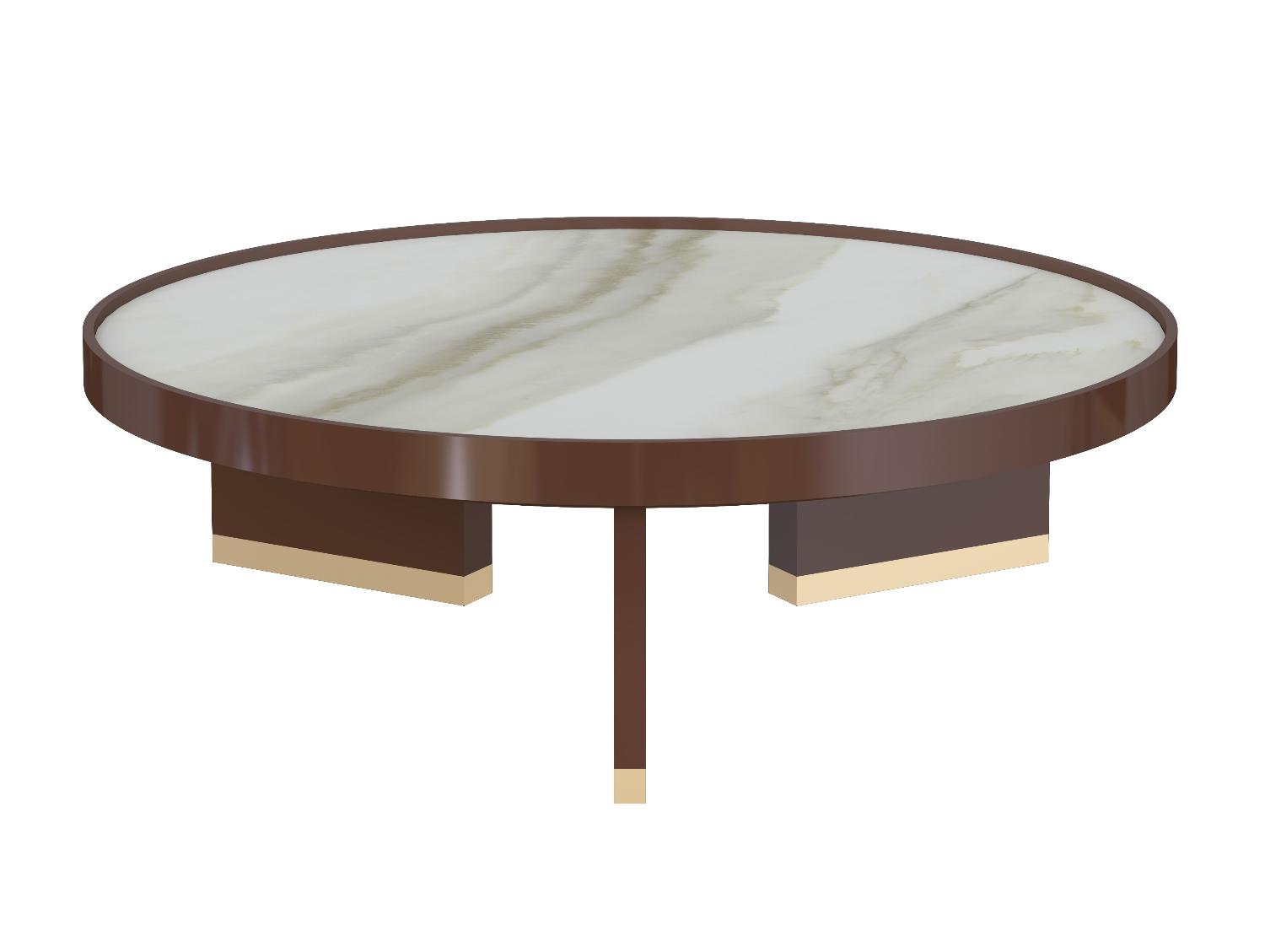 Vulcano White Marble Italian Side Table