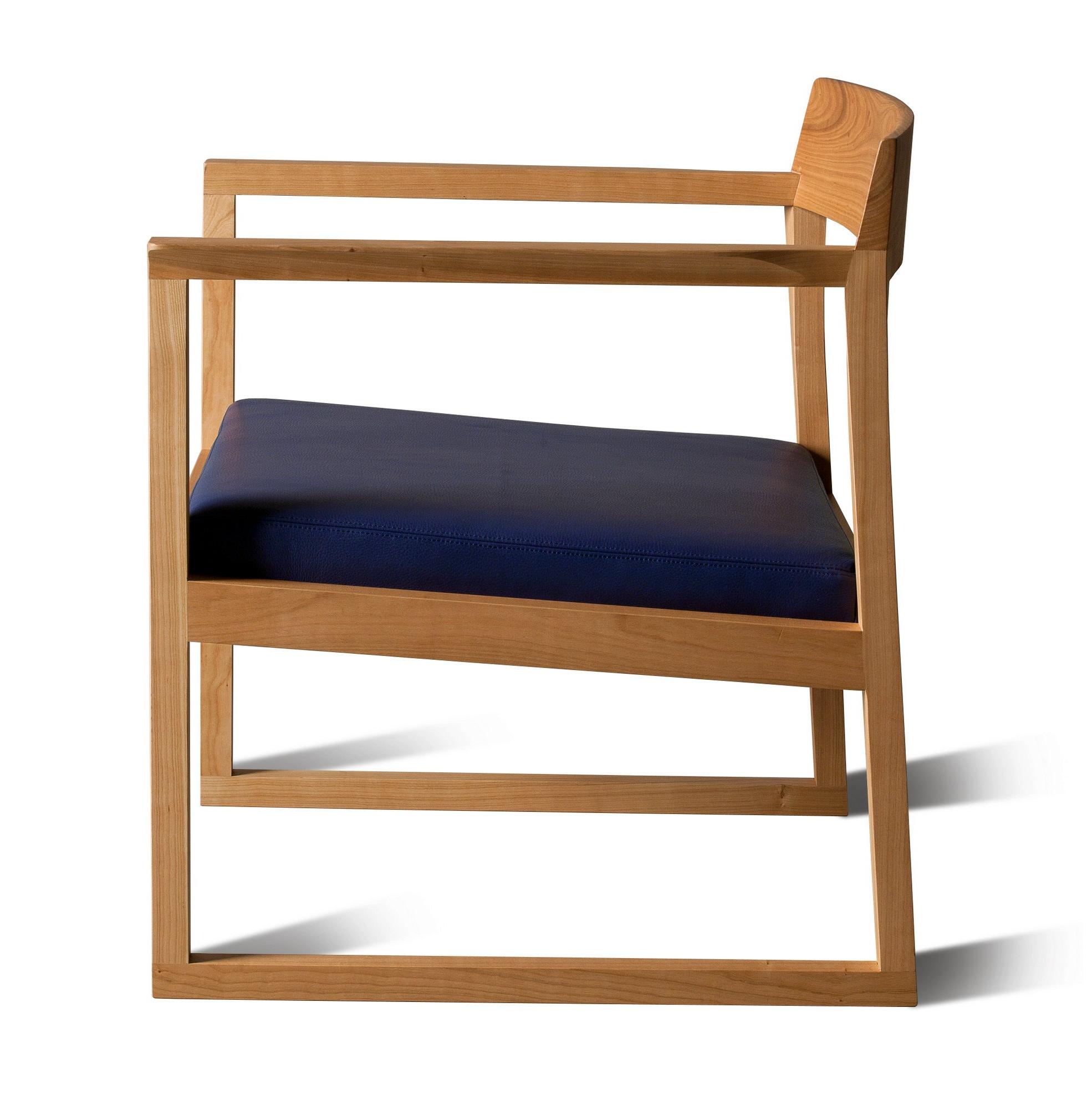 Burton Navy Blue Artisan Rocking Chair