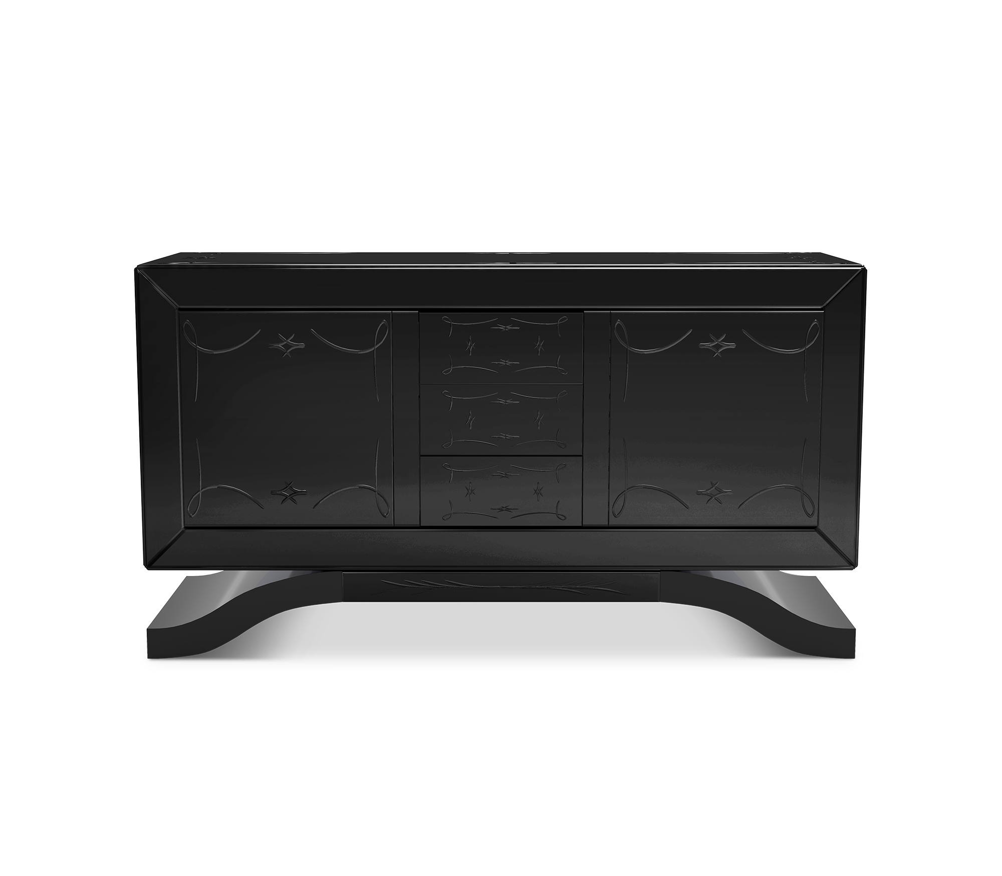 Cosmopolitan Black Elite Sideboard