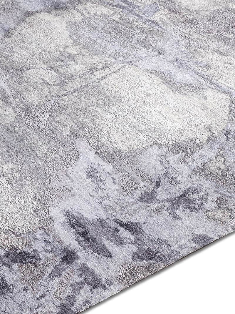 Light Grey Handwoven Luxury Rug | Size: 183 x 274 cm