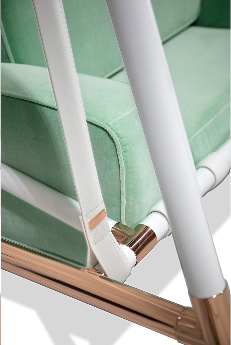 Cloud Green Swing Chair