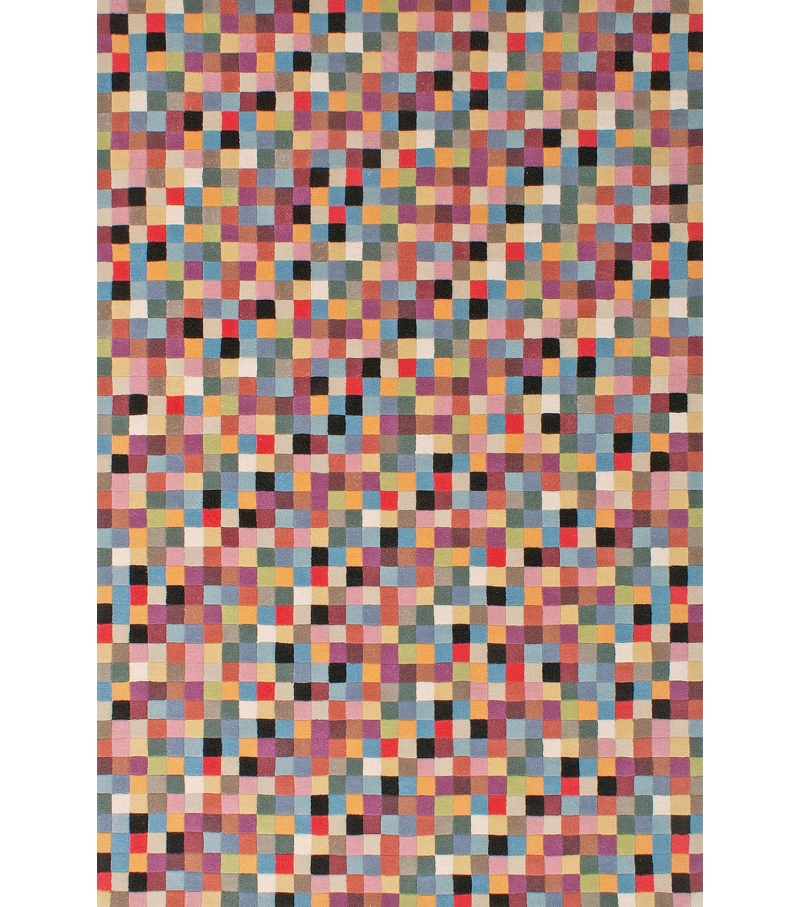 Pixel Wool Indian Hand-woven Luxury Rug