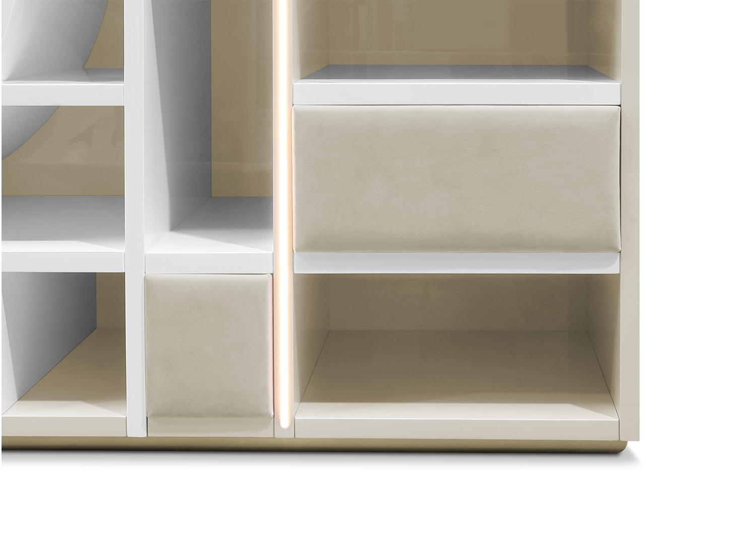 Bubble Gum Beige Bookcase