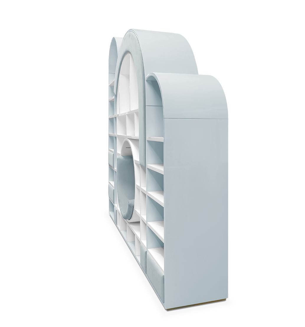 Bubble Gum Blue Bookcase