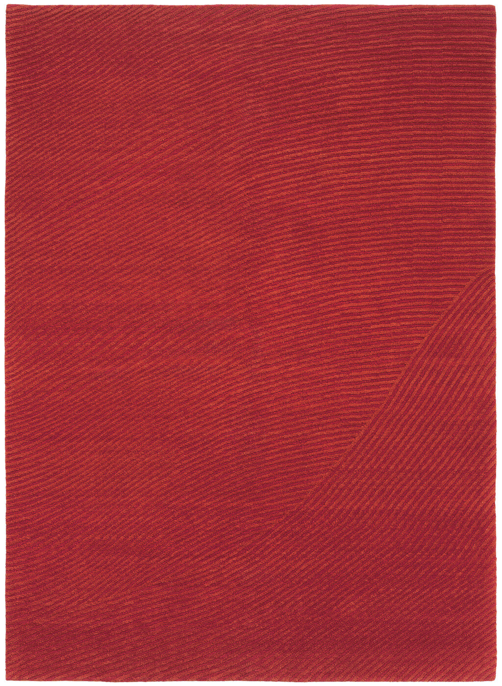 Wave Red Luxury Hand-woven Rug ☞ Size: 300 x 400 cm