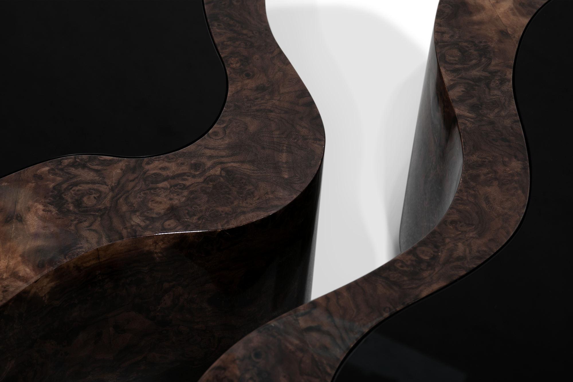 Walnut Coffee Table Set | Configuration: Small