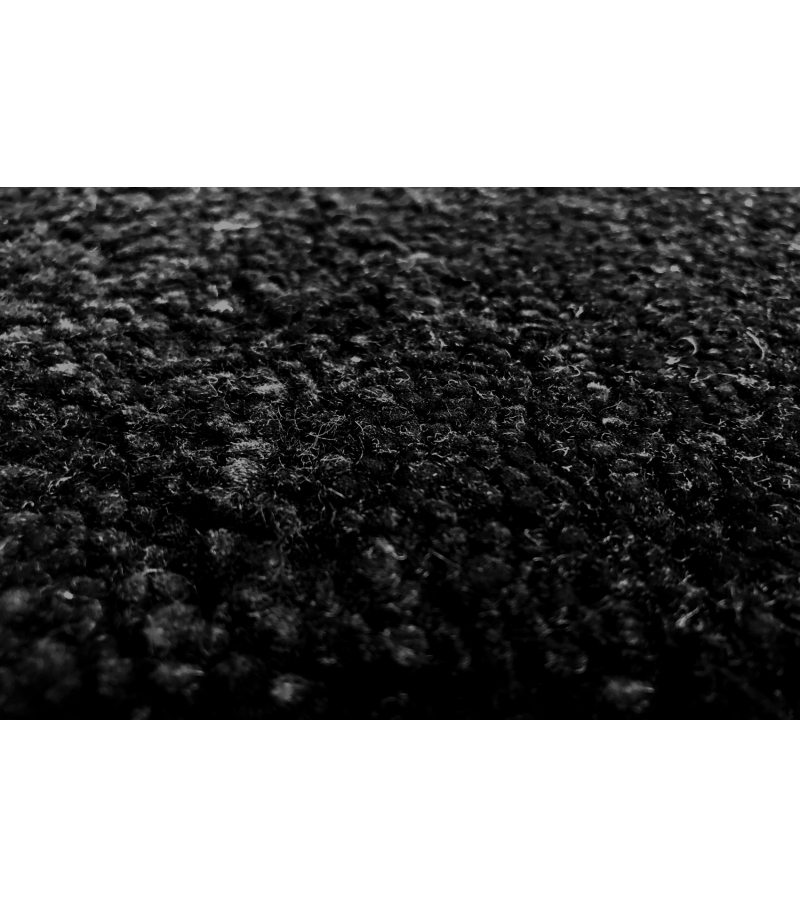 Black Wool Hand-woven Luxury Rug | Colour: Black & White | Size: 250 x 350 cm