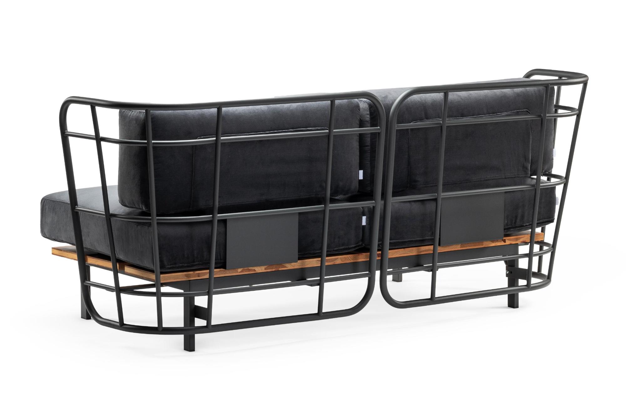 Jujube Black Outdoor Sofa