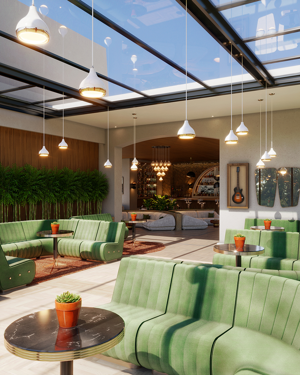 Elegant Beam Suspension Lamp - 5