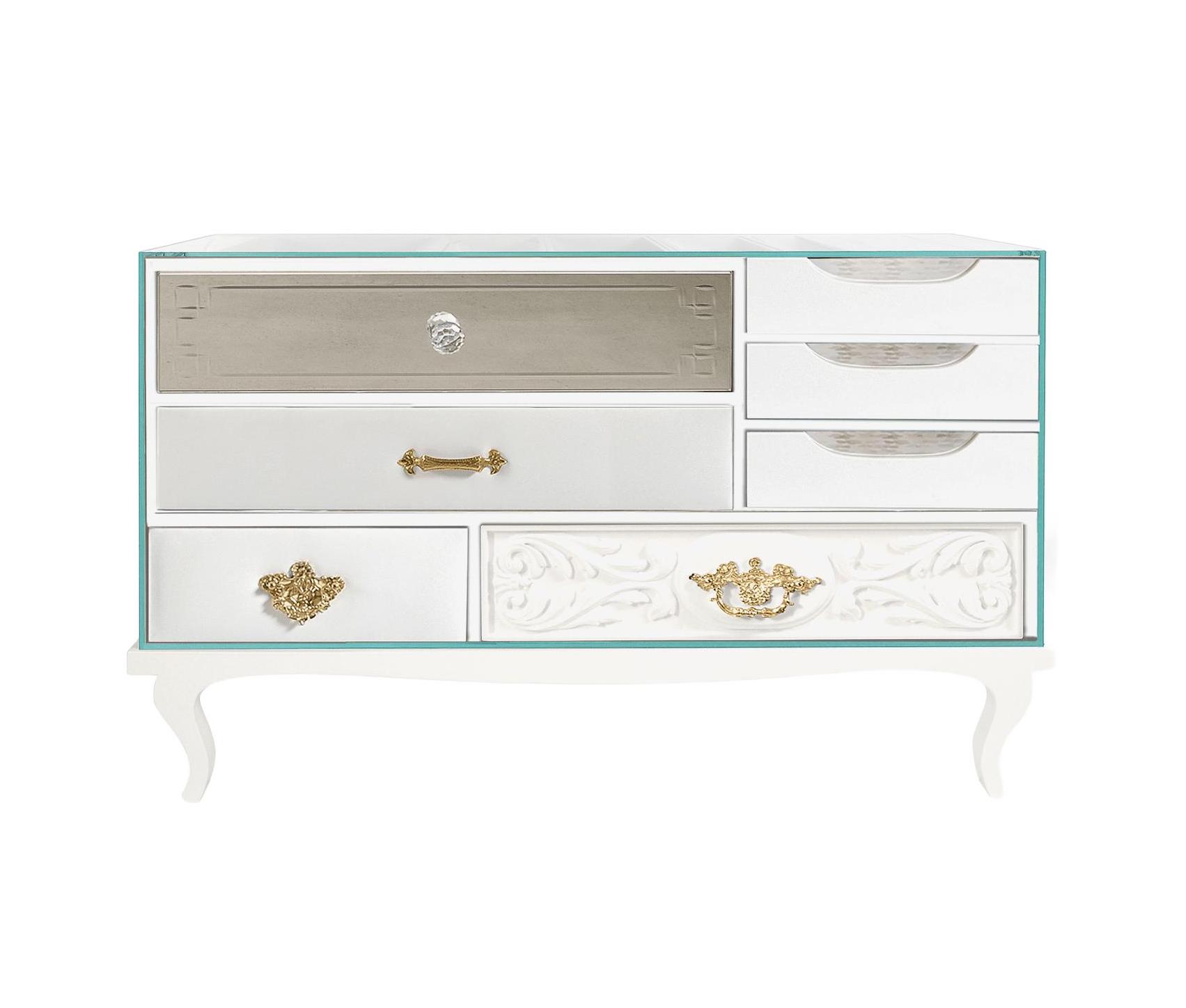 Urban White Bedside Designer Table