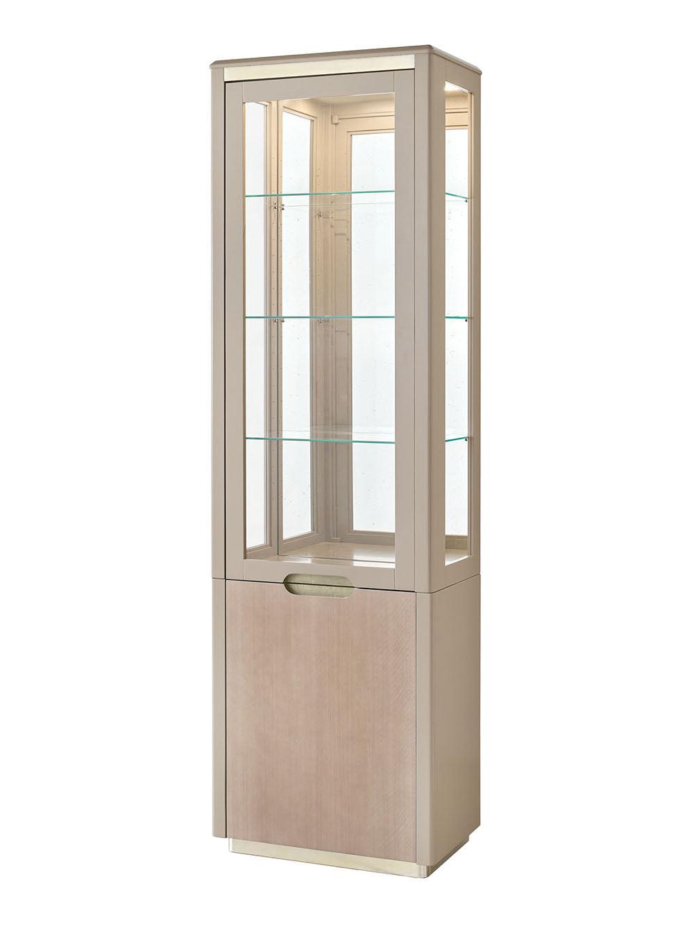 Single-Door Handcrafted Display Cabinet