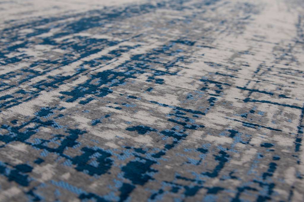 Abstract Indoor Azure Rug | Size: 80 x 150 cm