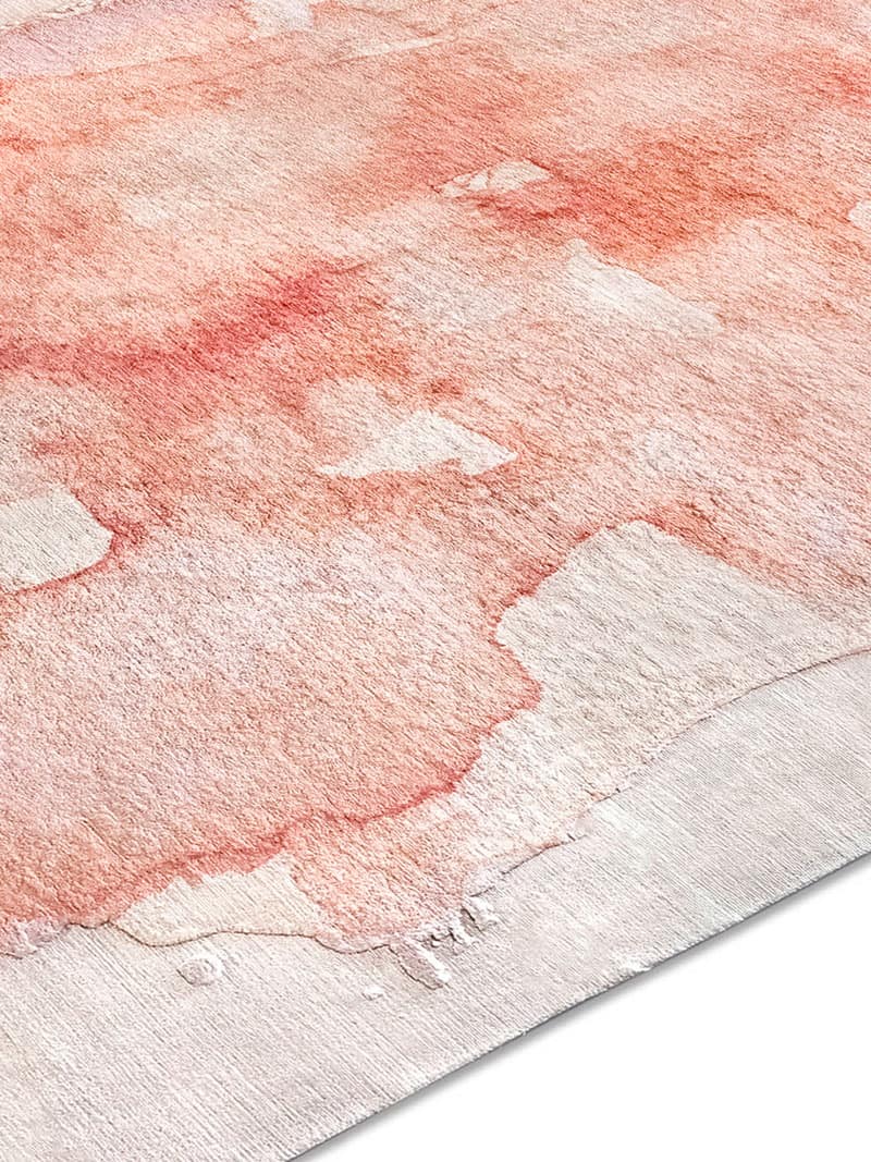 Mono Rose Luxury Hand-Woven Rug