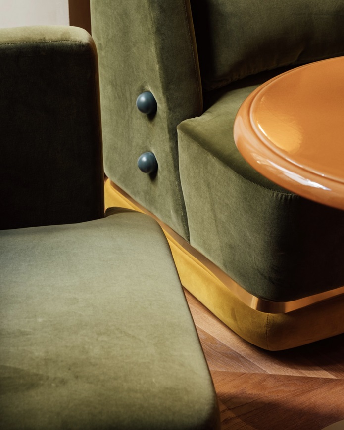 Panorama Green Armchair