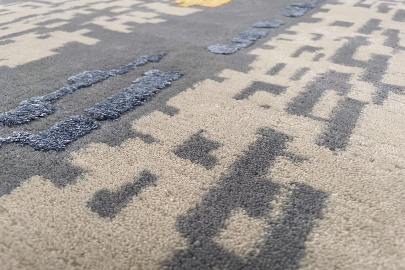 Net Wool & Viscose Handwoven Luxury Rug | Size: 250 x 350 cm