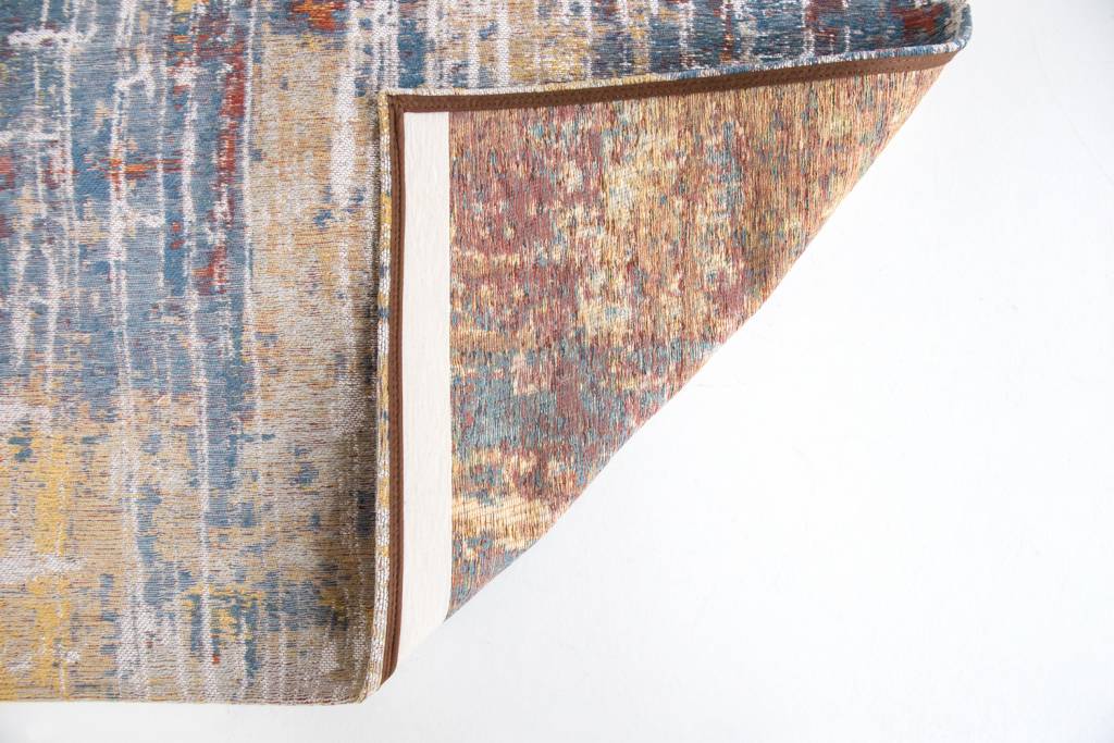 Abstract Multi Flatwoven Belgian Rug ☞ Size: 80 x 150 cm