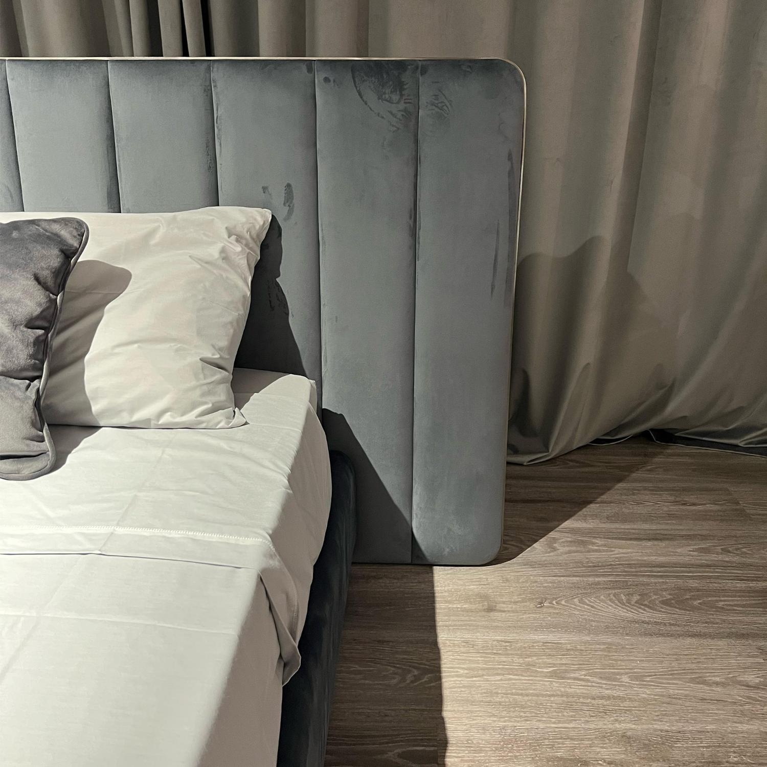 Douglas Dark Upholstered Bed