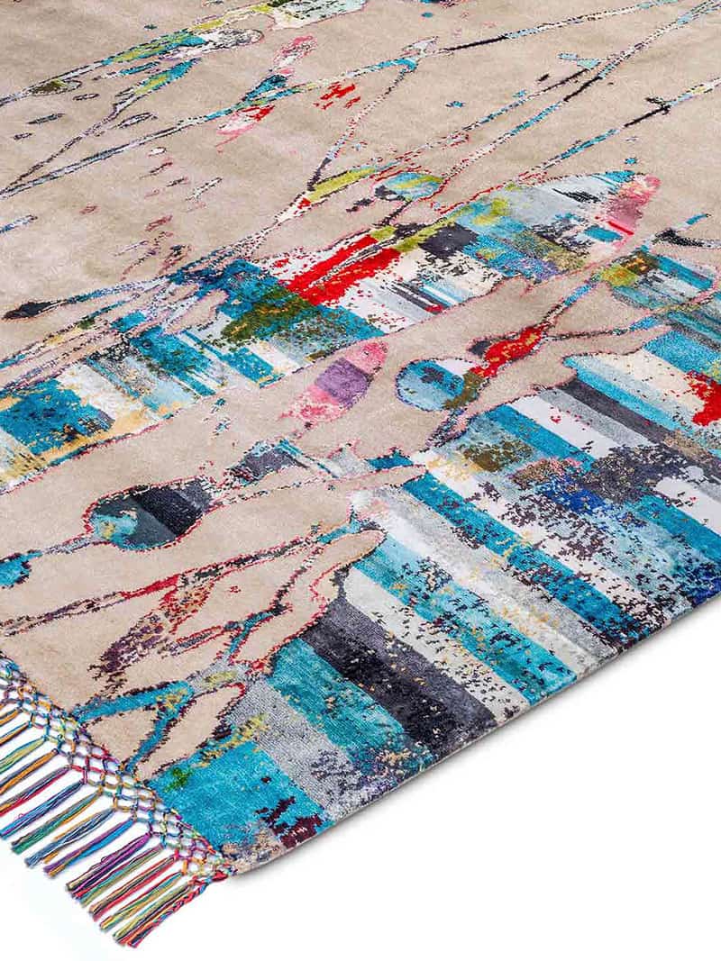 Eco Hand-Knotted Wool / Silk Rug