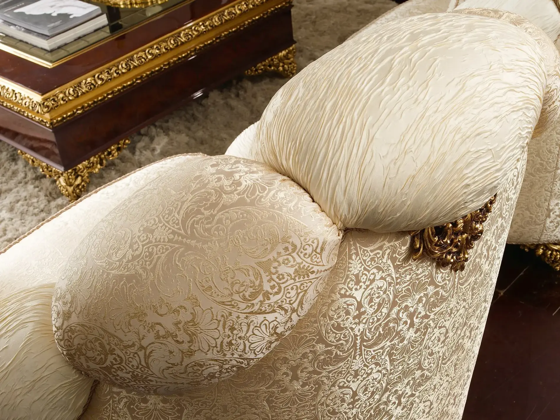 Royal Italian Upholstered Armchair