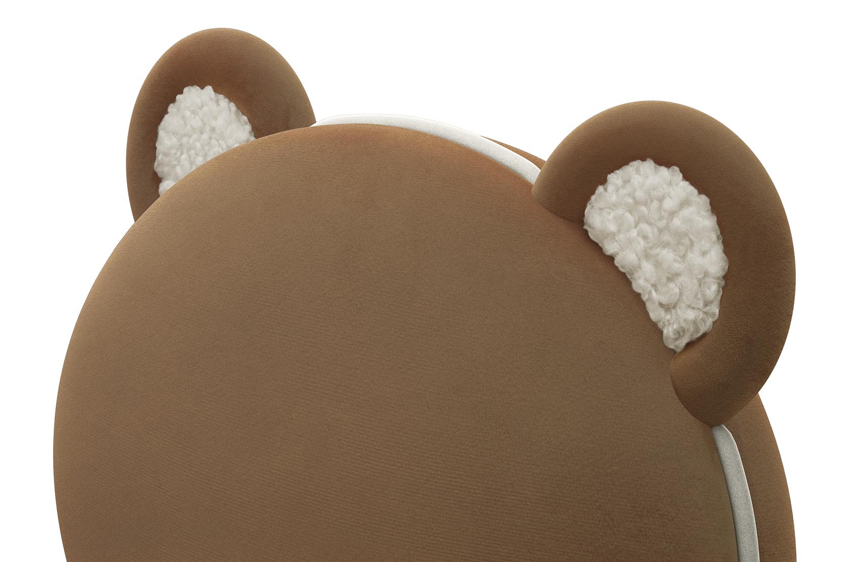 Fluffy Bear Brown Soft Kids Chair