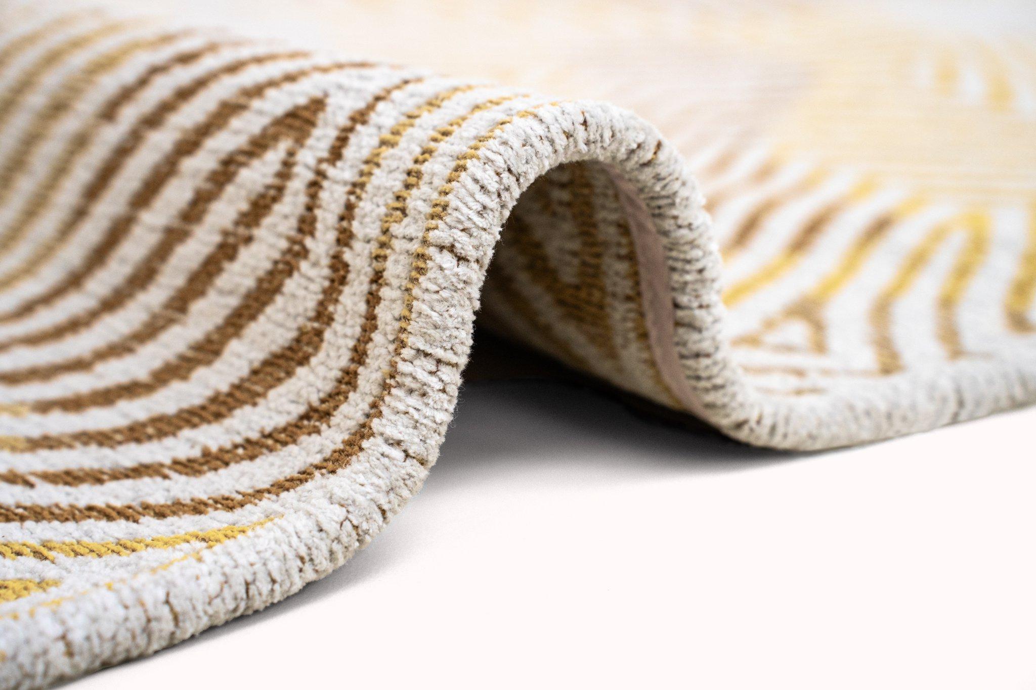 Bohemian Mustard Round Rug | Size: Ø 140 cm
