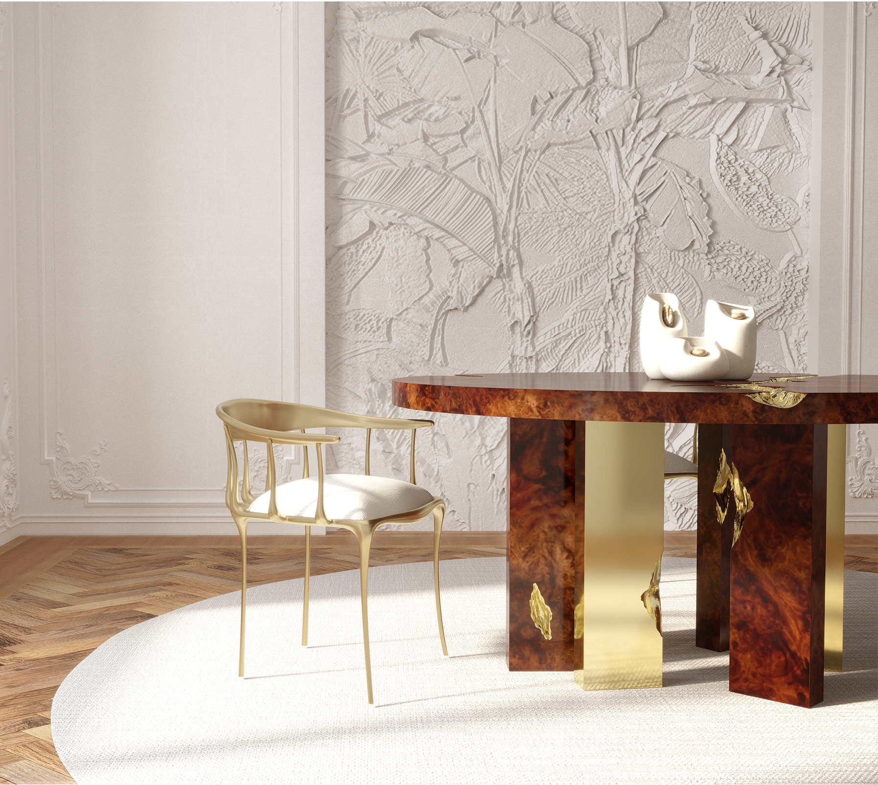 Round Luxe Dining Table