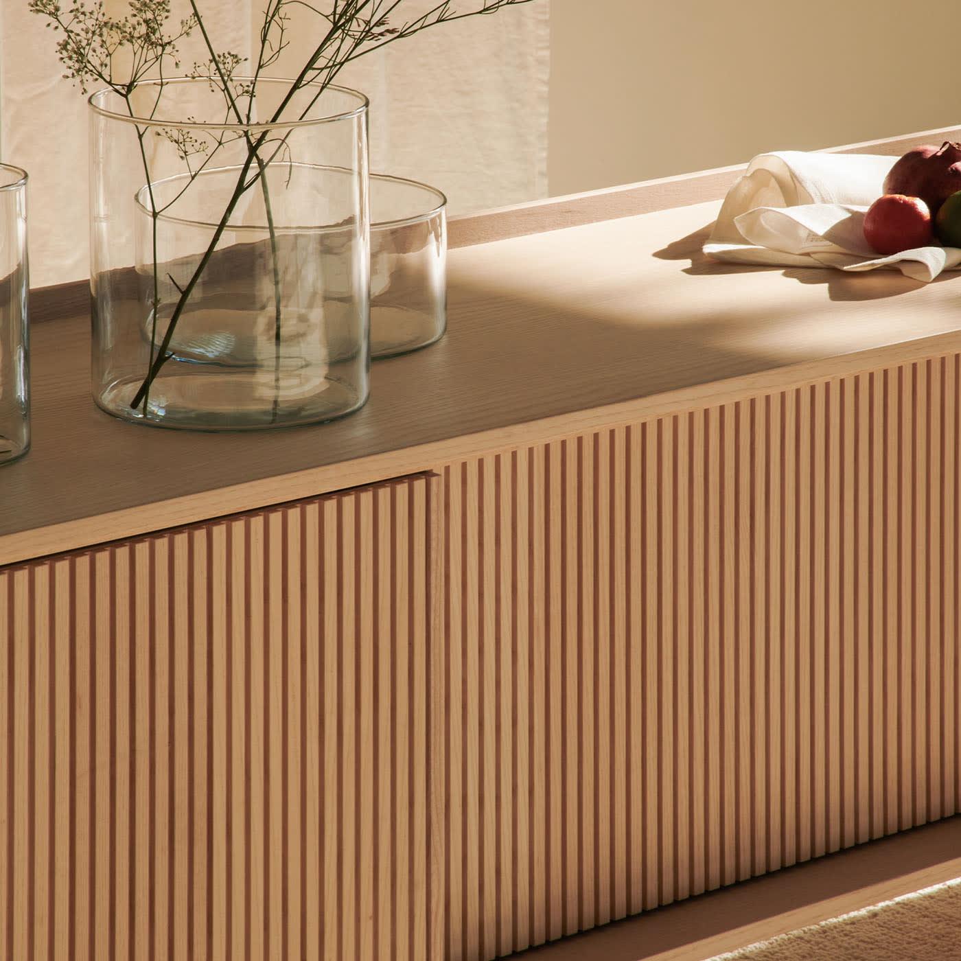 Sipario High Two-Doors Handcrafted Sideboard