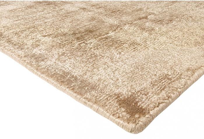Shiny Beige Handloom Rug