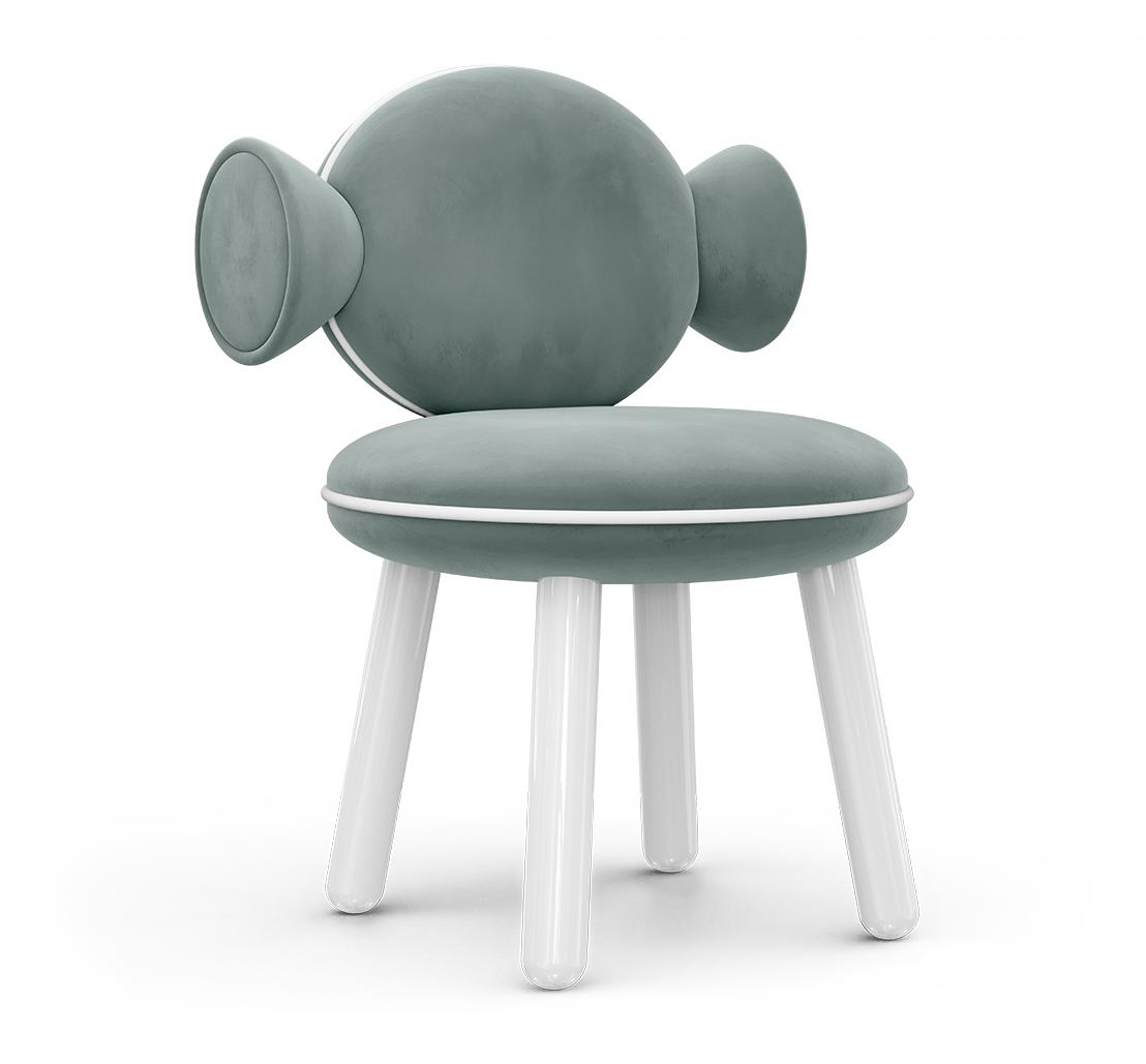 Lollipop Blue Soft Kids Chair
