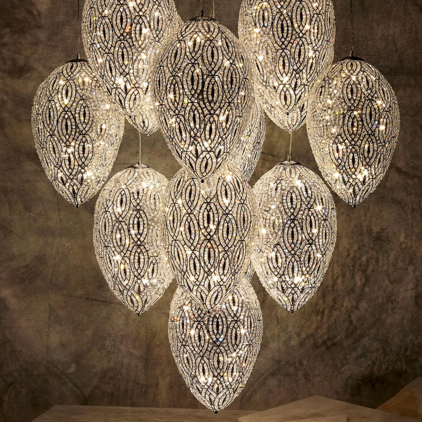Arabesque Eggs Italian Chandelier